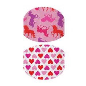 Jamberry Nail Wraps - Unicorn Dreams & Hearts Junior